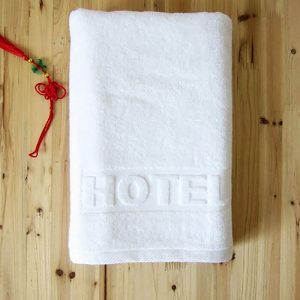 khăn khách sạn dệt logo